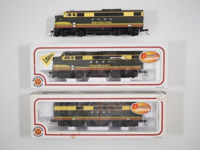 Lot 415 - A group of American outline HO gauge boxed and...