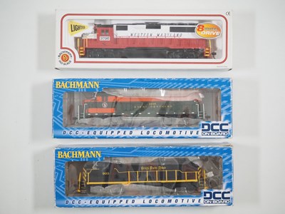 Lot 417 - A group of American outline HO gauge boxed...