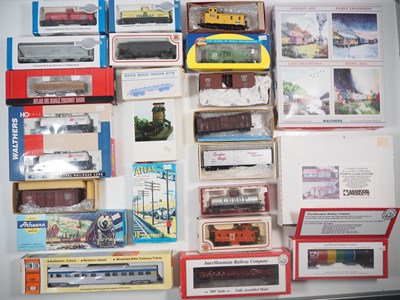 Lot 428 - A large group of HO gauge wagons, coaches...