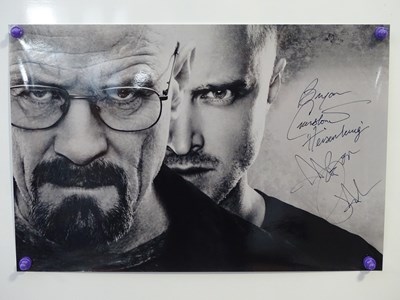 Lot 44 - BREAKING BAD: A pair of signed photographs...