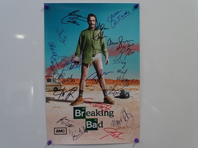 Lot 44 - BREAKING BAD: A pair of signed photographs...