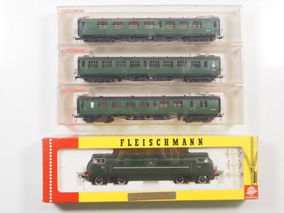 Lot 438 - A group of FLEISCHMANN HO gauge British...