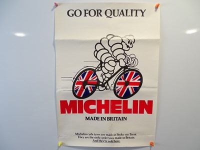 Lot 82 - MICHELIN (42 x 59.5) cycle tyres advertising...