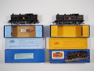 Lot 493 - A pair of HORNBY DUBLO OO gauge 3-rail EDL17 0-...