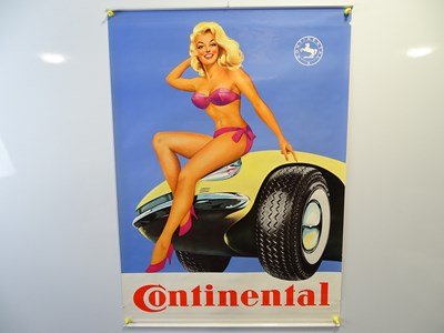 Lot 85 - CONTINENTAL TYRES (59.5 x 84cm) advertising...