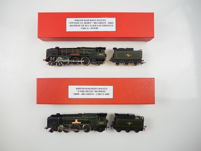 Lot 533 - A pair of WRENN OO gauge Rebuilt Bulleid...