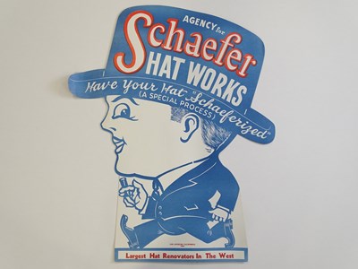 Lot 91 - SCHAEFER HAT WORKS (46cm x 56.5cm at widest...