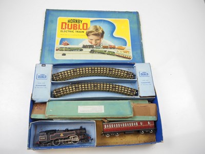 Lot 572 - A pair of HORNBY DUBLO 3-rail train sets...