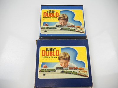 Lot 574 - A pair of HORNBY DUBLO 3-rail train sets...