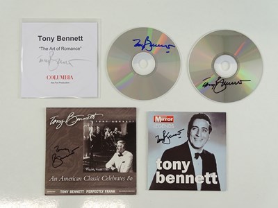 Lot 110 - TONY BENNETT - A selection of signed CDs by...