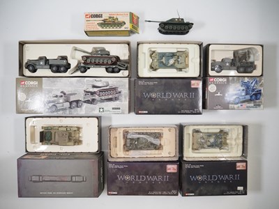 Lot 64 - A group of boxed CORGI military vehicles, to...