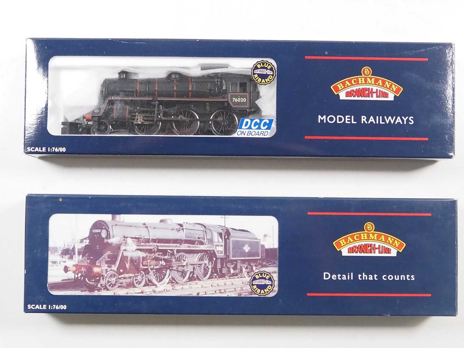 Lot 647 - A pair of BACHMANN OO gauge steam locomotives...