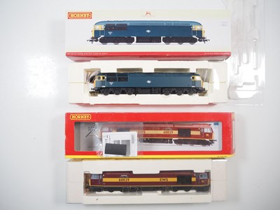 Lot 652 - A pair of HORNBY OO gauge diesel locomotives...