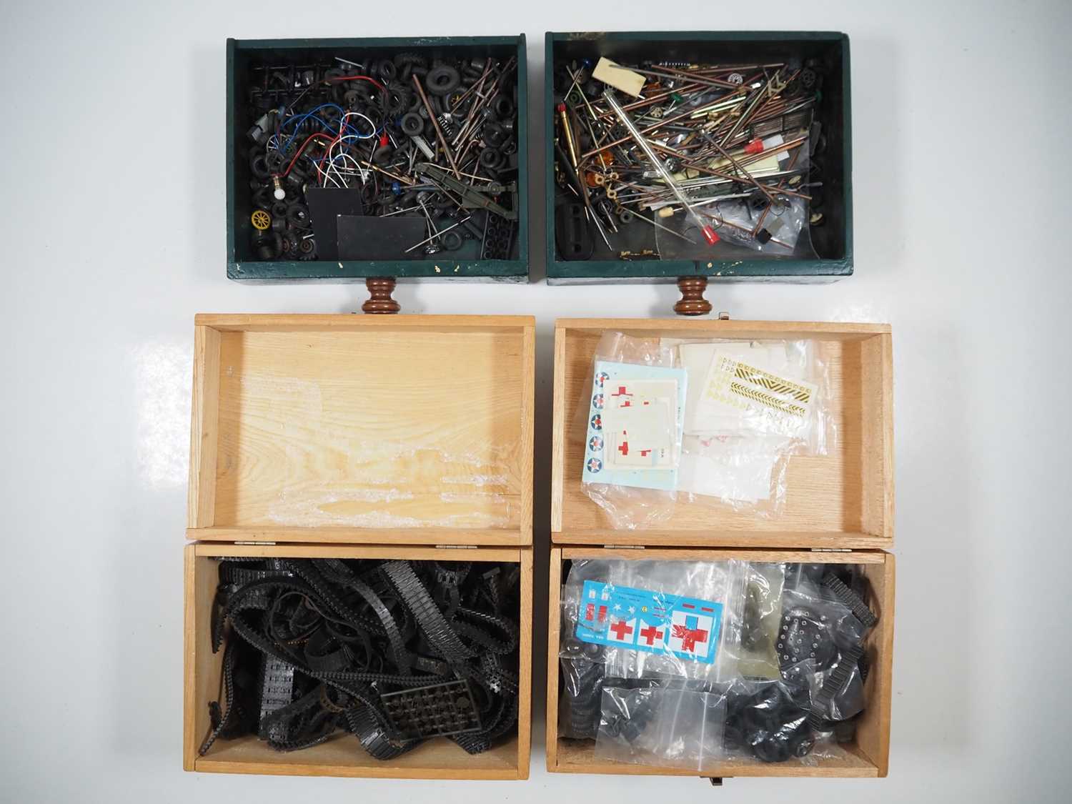 Lot 67 - A quantity of diecast toy spares, to include...
