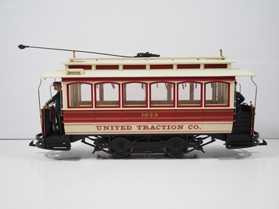 Lot 709 - A pair of BACHMANN Big Haulers G gauge 4-wheel...