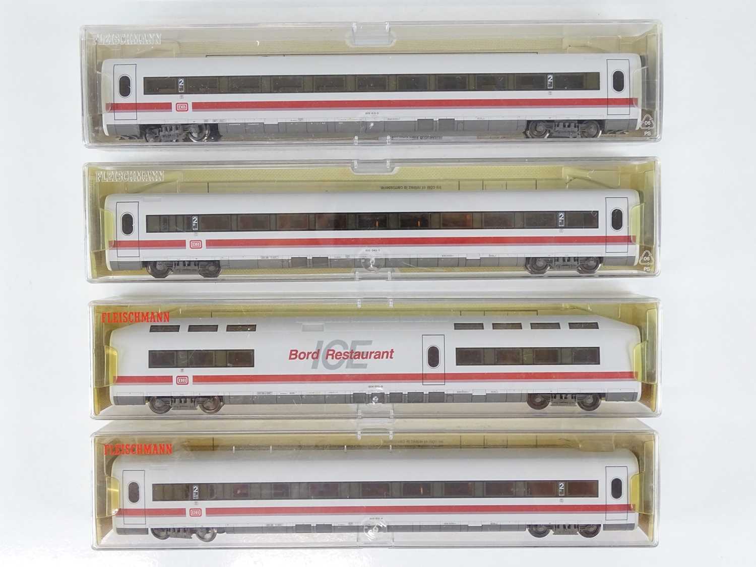 Lot 106 - A group of boxed German Outline HO Gauge ICE...