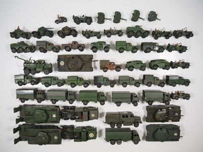 Lot 86 - A large group of playworn DINKY military...