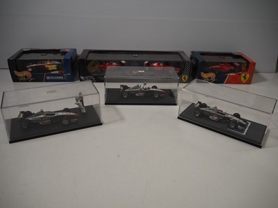 Lot 9 - A group of HOTWHEELS and MINICHAMPS 1:43 scale...