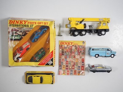 Lot 98 - A group of DINKY toys plus catalogue...