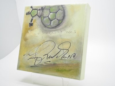 Lot 4 - Harry Redknapp - signed canvas with football...