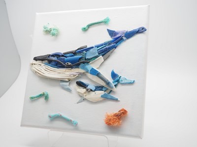 Lot 41 - Emily Shaw -'CLEAN OUR SEAS' - created using...