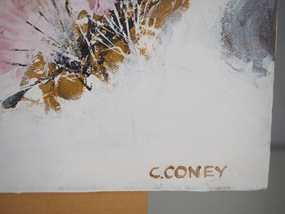 Lot 50 - Christine Coney 'WINTER SEED HEADS' - acrylic...