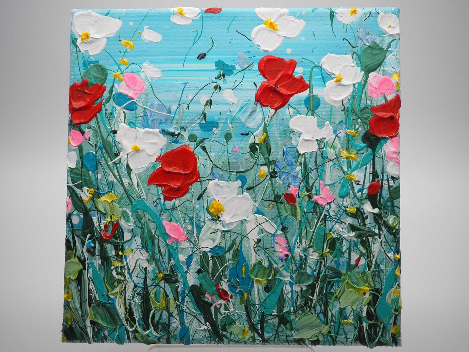 Lot 59 - Charlotte Anna Reed 'POPPIES' - oil on canvas -...