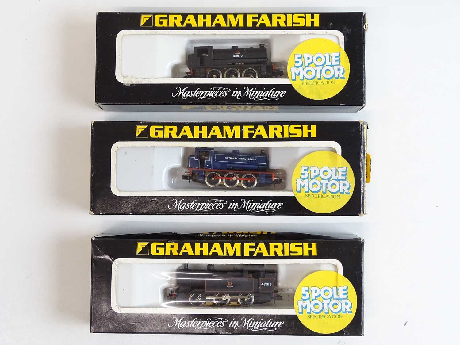 Lot 12 - A group of GRAHAM FARISH N Gauge small steam...