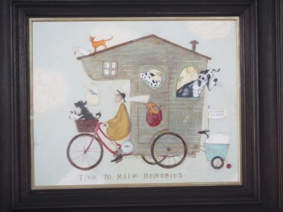 Lot 131 - Sam Toft 'TIME TO MAKE MEMORIES' - mixed media...