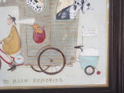 Lot 131 - Sam Toft 'TIME TO MAKE MEMORIES' - mixed media...