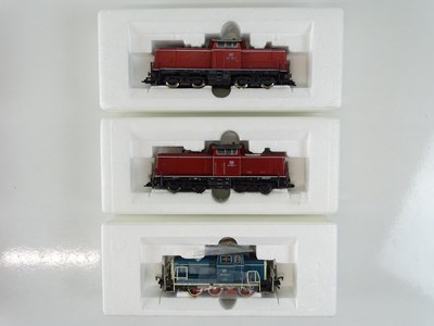 Lot 121 - A group of HO Gauge German Outline diesel...