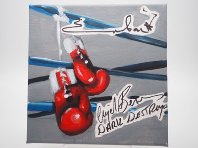 Lot 149 - Chris Eubank and Nigel Benn - Boxing Gloves...