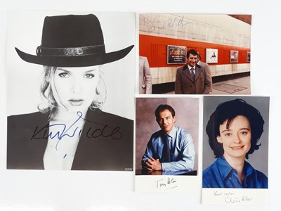 Lot 5 - A group of four signed items comprising: KIM...