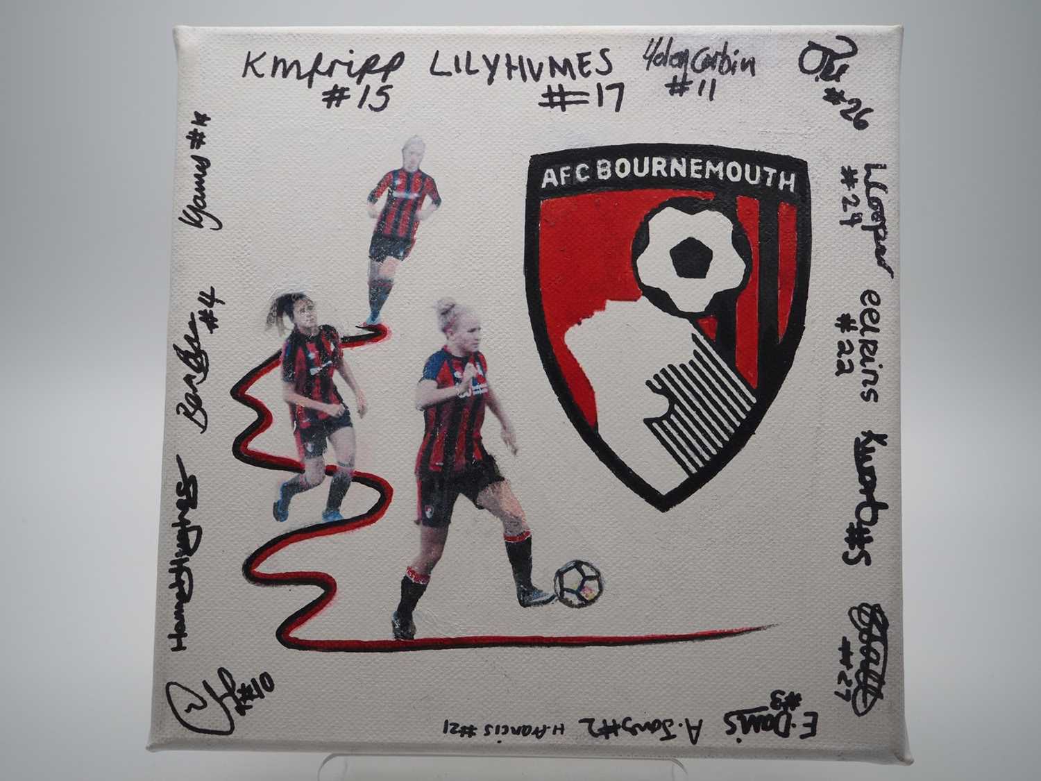 Lot 76 - AFC Bournemouth women's team - One of three...