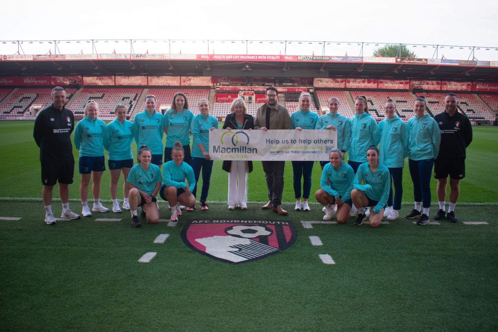 Lot 76 AFC Bournemouth women's team One of three
