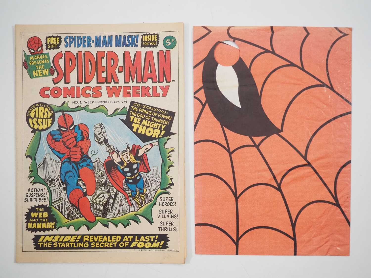 Lot 116 - SPIDER-MAN COMICS WEEKLY #1 (1973 - MARVEL UK)...