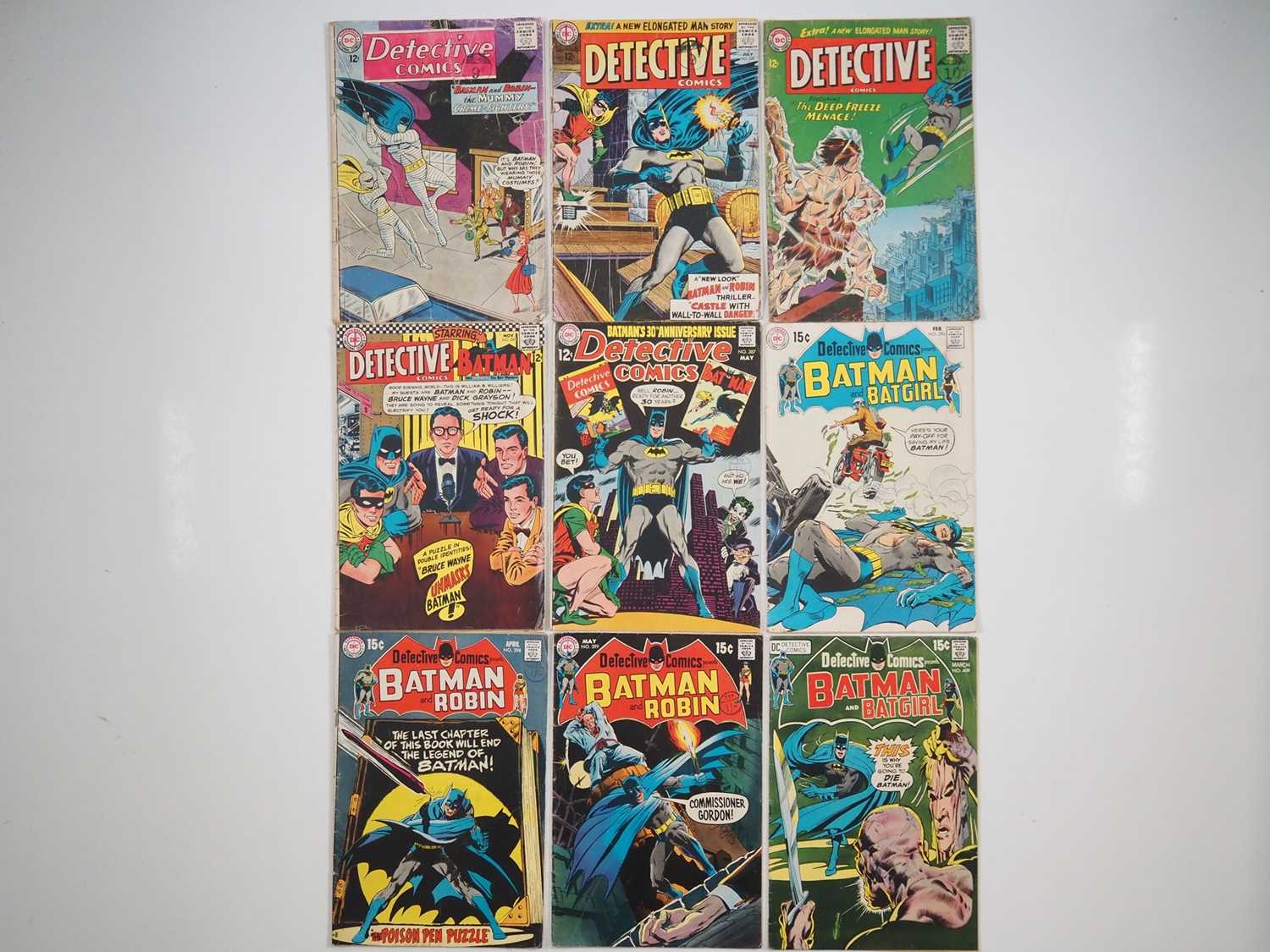 Lot 142 - DETECTIVE COMICS #320, 329, 337, 357, 387, 396,...