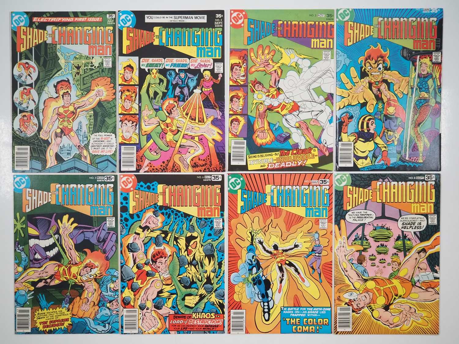 Lot 158 - SHADE THE CHANGING MAN (8 in Lot) - (1977/1978...
