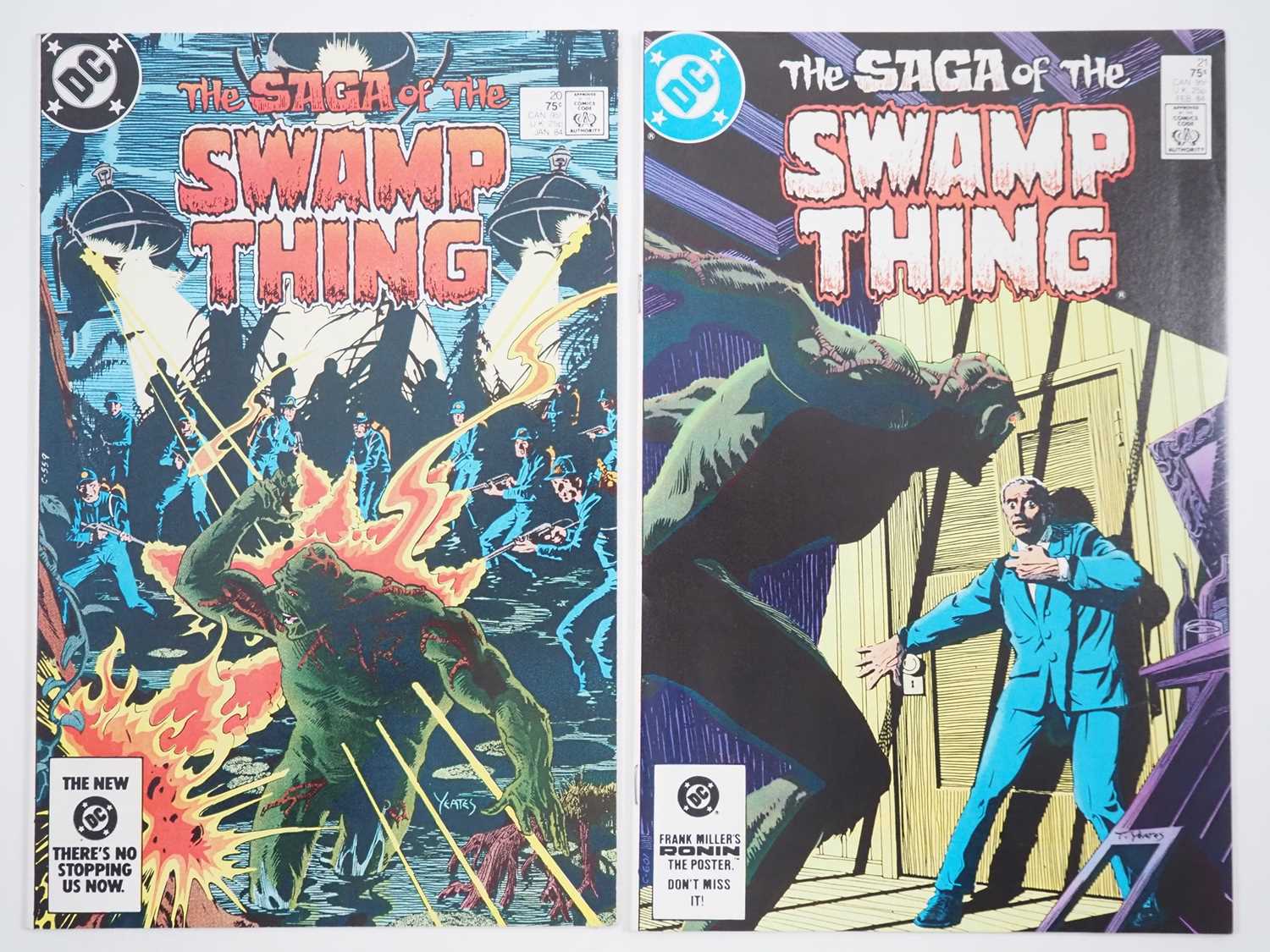 Lot 181 - SAGA OF THE SWAMP THING #20 & 21 (2 in Lot) -...