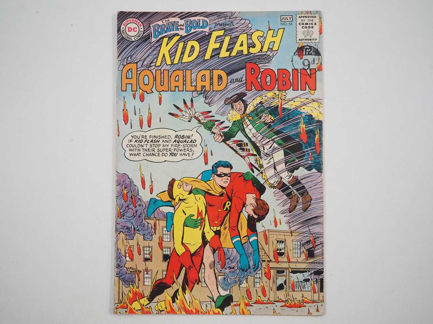 Lot 187 - BRAVE AND THE BOLD #54 - (1963 - DC - UK Cover...