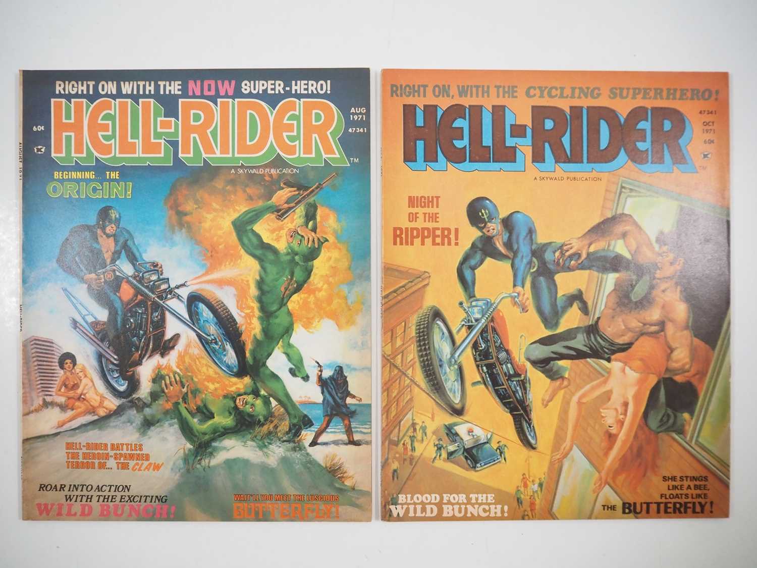 Lot 201 - HELL-RIDER #1 & 2 (2 in Lot) - (1971 -...