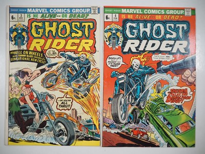 Lot 202 - GHOST RIDER #3 & 4 (2 in Lot) - (1973/1974 -...