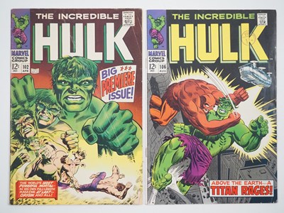 Lot 234 - INCREDIBLE HULK #102 & 106 (2 in Lot) - (1968 -...
