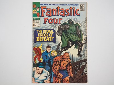 Lot 253 - FANTASTIC FOUR #58 (1967 - MARVEL - UK Price...