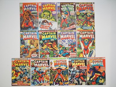 Lot 298 - CAPTAIN MARVEL #18 to 20, 25 to 34 (13 in Lot)...