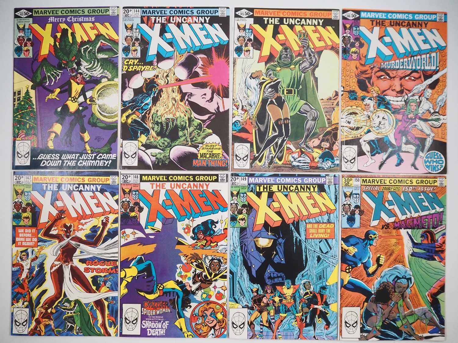 Lot 355 - UNCANNY X-MEN #143, 144, 145, 146, 147, 148,