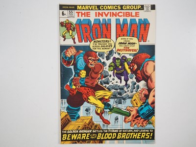 Lot 386 - IRON MAN #55 - (1973 - MARVEL - UK Price...