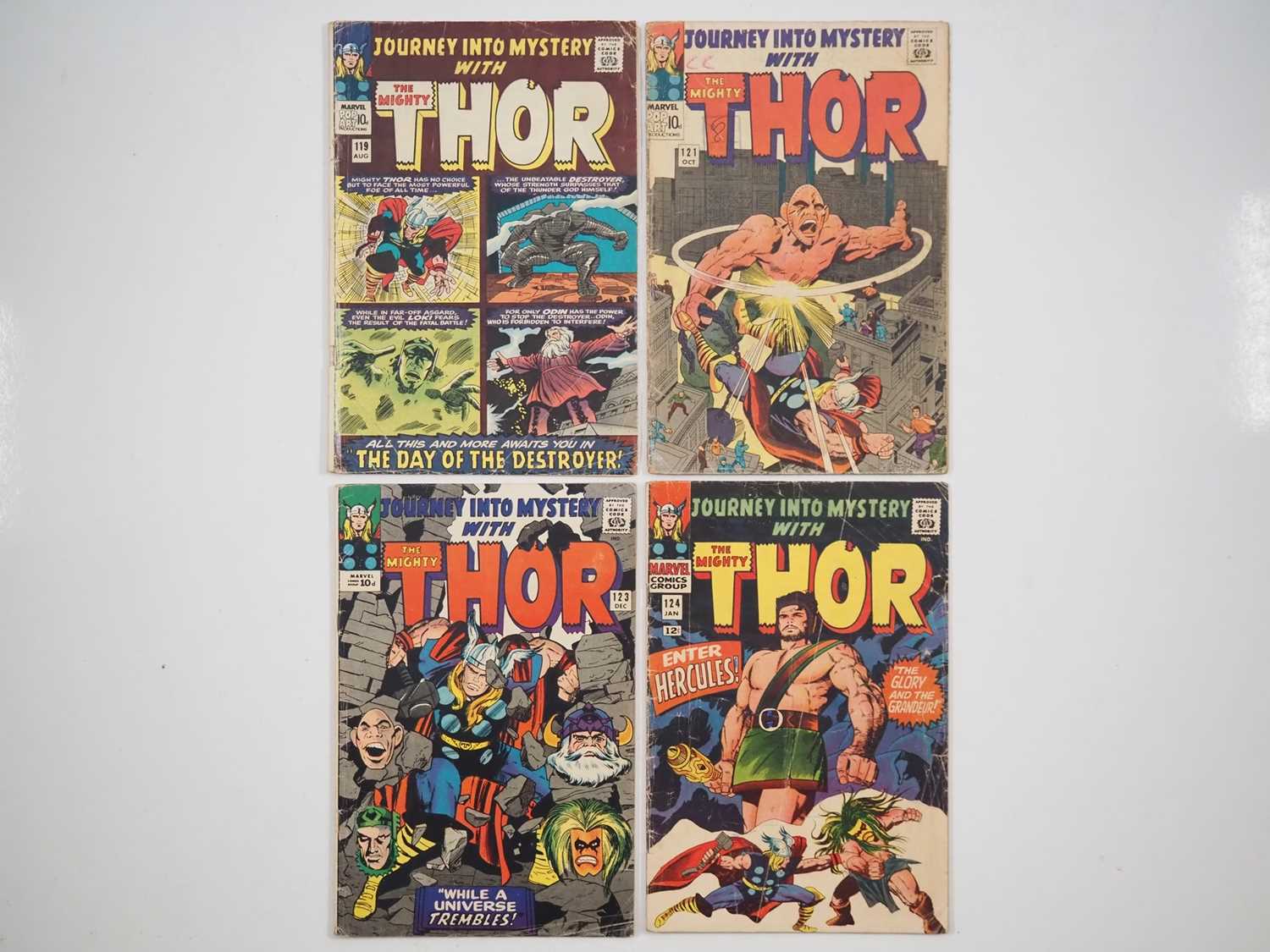 Lot 391 - JOURNEY INTO MYSTERY #119, 121, 123, 124 (4 in...