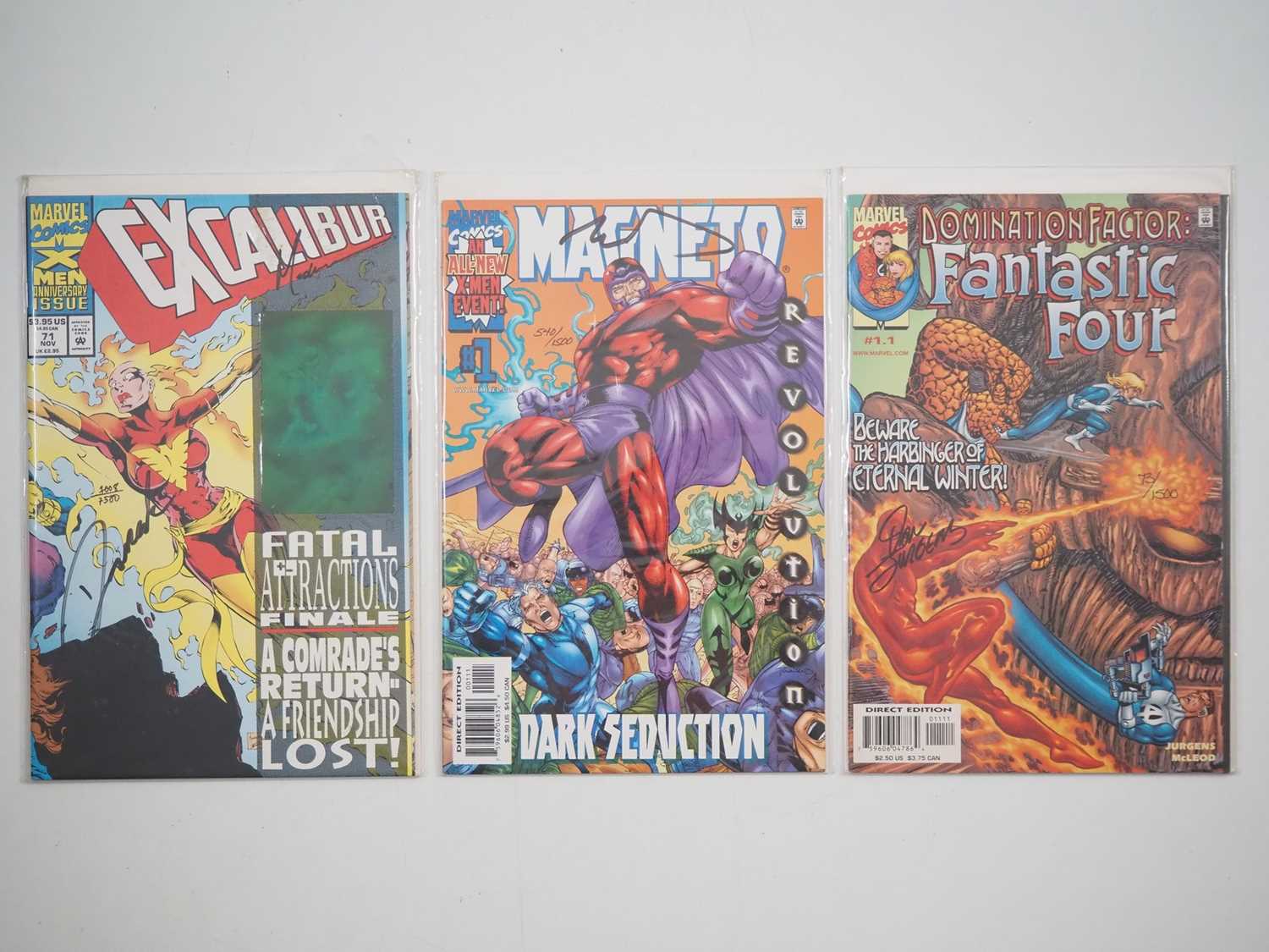 Lot 398 - MARVEL SIGNED DYNAMIC FORCES LIMITED EDITIONS...