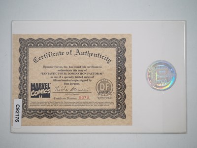 Lot 398 - MARVEL SIGNED DYNAMIC FORCES LIMITED EDITIONS...